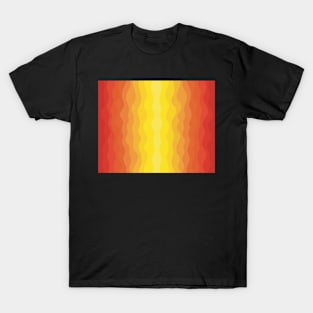 Yellow and orange waves T-Shirt